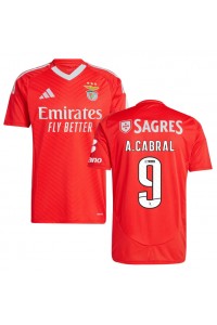 Benfica Arthur Cabral #9 Fotballdrakt Hjemme Klær 2024-25 Korte ermer